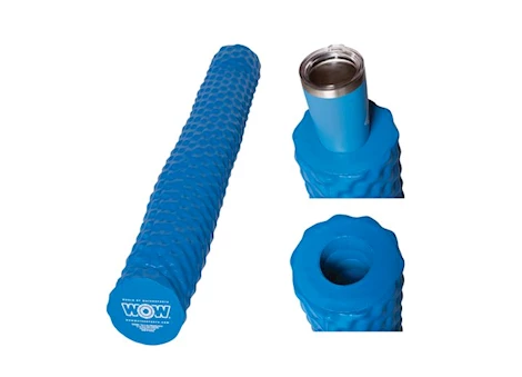 WOW XL First Class Soft Dipped Foam Pool Noodle with Cup Holder - Blue